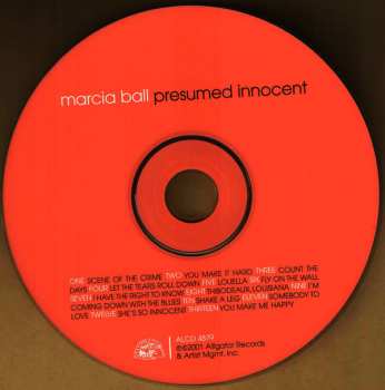 CD Marcia Ball: Presumed Innocent 449497