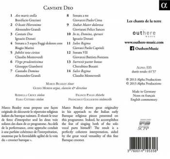 CD Marco Beasley: Cantate Deo (A Due Tenori) 373385