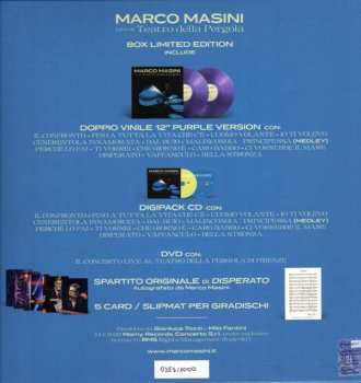 2LP/CD/DVD/Box Set Marco Masini: Live at Teatro della Pergola  476479
