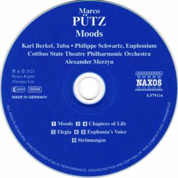 CD Marco Pütz: Moods 402725