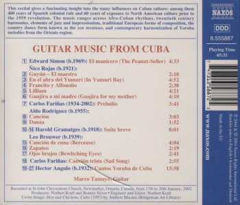 CD Marco Tamayo: Guitar Music From Cuba (Cancion De Cuna) 324402