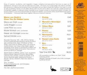 CD Marco von Orelli 6: Close Ties On Hidden Lanes 319775