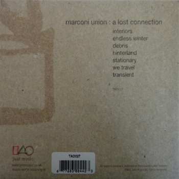 CD Marconi Union: A Lost Connection 531522