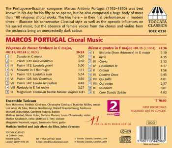 CD Marcos Portugal: Vésperas De Nossa Senhora In C Major / Missa A Quatro In F Major 475771