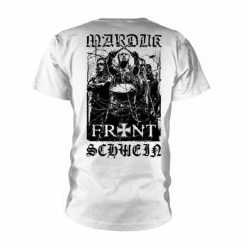 Merch Marduk: Tričko Frontschwein (white) XXL