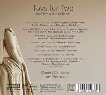 CD Margreth Köll: Toys For Two: From Dowland To California 194233
