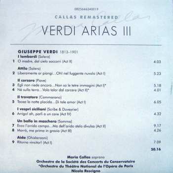 CD Maria Callas: Arias From Aida, Attila, Un Ballo In Maschera, I Lombardi, I Vespri Siciliani, Il Corsaro, Il Trovatore 117173