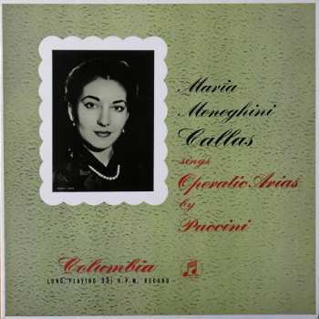 Maria Callas: Maria Meneghini Callas Sings Operatic Arias By Puccini