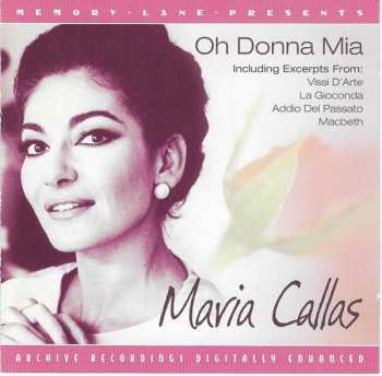 Album Maria Callas: Oh Donna Mia