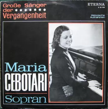 Maria Cebotari, Sopran