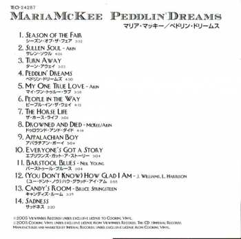 CD Maria McKee: Peddlin' Dreams 373206
