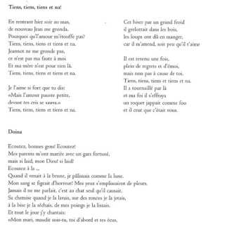 CD Maria Tănase: Malédiction D'Amour