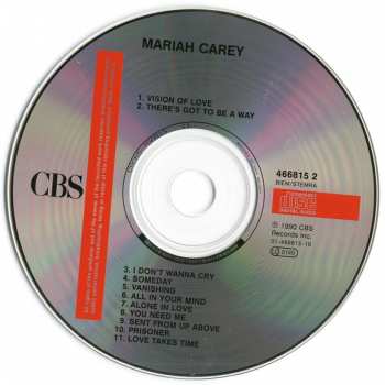 CD Mariah Carey: Mariah Carey 401125