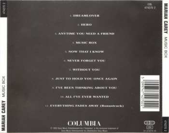 CD Mariah Carey: Music Box 406123