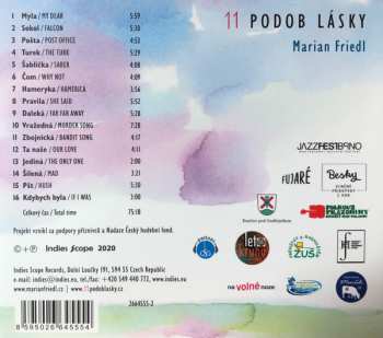 CD Marian Friedl: 11 Podob Lásky = 11 Forms Of Love 410416