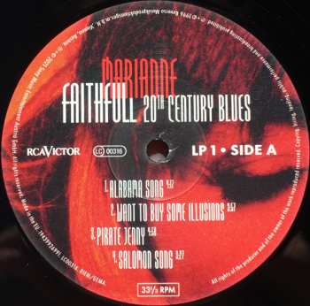 2LP Marianne Faithfull: 20th Century Blues 410479
