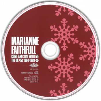 CD Marianne Faithfull: Come And Stay With Me - The UK 45s 1964-1969 252682