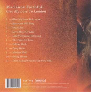CD Marianne Faithfull: Give My Love To London 117266