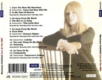 LP Marianne Faithfull: Live At Bbc 1965-1966