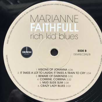 LP Marianne Faithfull: Rich Kid Blues 80312