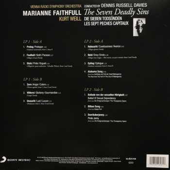 2LP Marianne Faithfull: The Seven Deadly Sins = Die Sieben Todsünden = Les Sept Peches Capitaux 421418
