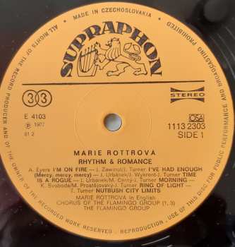 LP Marie Rottrová: Rhythm & Romance