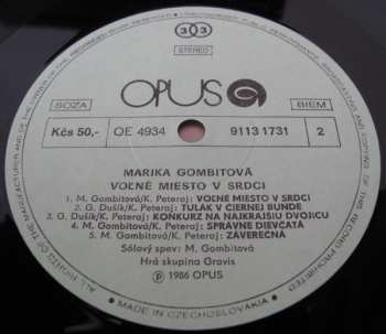 LP Marika Gombitová: Voľné Miesto V Srdci 111509