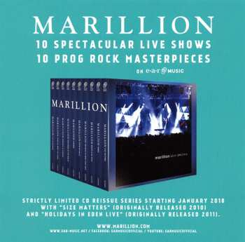 CD Marillion: Living In F E A R LTD 21647
