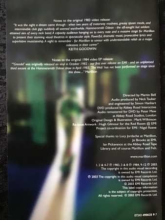 DVD Marillion: Recital Of The Script