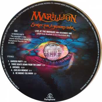 4CD/Blu-ray Marillion: Script For A Jester's Tear DLX | LTD 192452