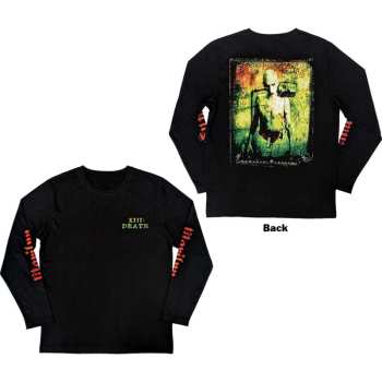 Merch Marilyn Manson: Marilyn Manson Unisex Long Sleeve T-shirt: Death (back & Sleeve Print) (small) S
