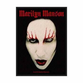 Merch Marilyn Manson: Nášivka Face
