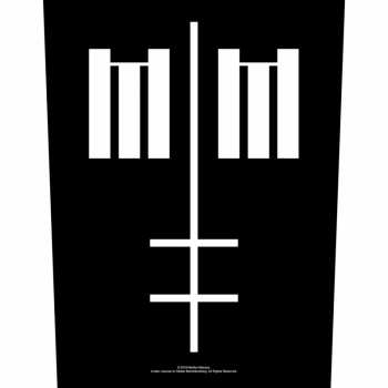 Merch Marilyn Manson: Zádová Nášivka Cross Logo Marilyn Manson 