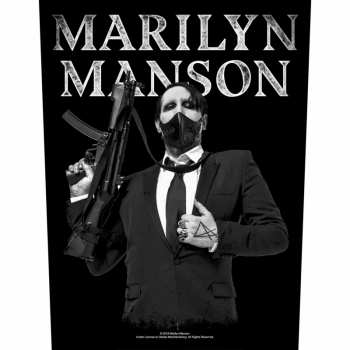 Merch Marilyn Manson: Zádová Nášivka Machine Gun 