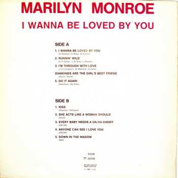 LP Marilyn Monroe: I Wanna Be Loved By You