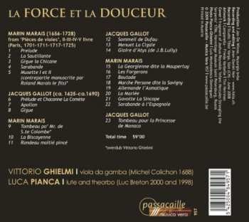 CD Marin Marais: La Force Et La Douceur 328001
