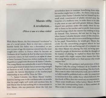 CD Marin Marais: Marais 1689: Pièces À Une Et À Deux Violes Et Basse Continue  458954