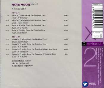 2CD Marin Marais: Marais: Pièces De Viole 114003