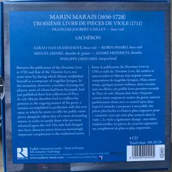 4CD/Box Set Marin Marais: Troisième livre de pièces de viole 452875
