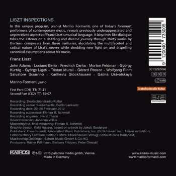 2CD Marino Formenti: Liszt Inspections 288931