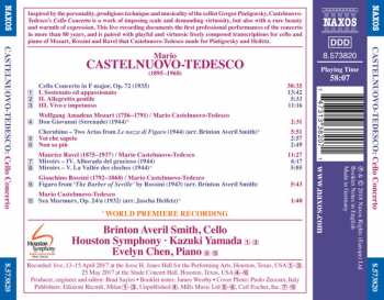 CD Mario Castelnuovo Tedesco: Cello Concertos 346902