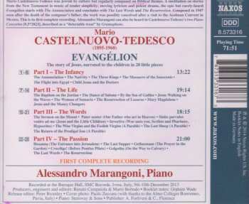 CD Mario Castelnuovo Tedesco: Evangélion (The Story Of Jesus) 485048