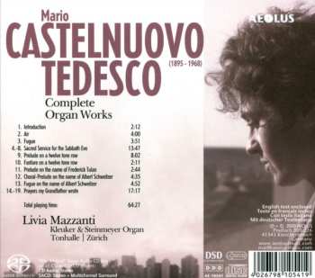 SACD Mario Castelnuovo Tedesco: Complete Organ Works 469710