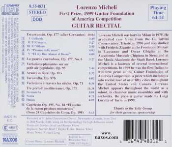 CD Mario Castelnuovo Tedesco: Guitar Recital 321515
