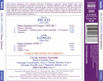 CD Mario Pilati: Piano Quintets 355561