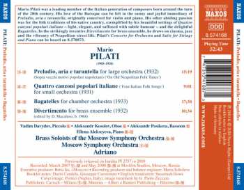 CD Mario Pilati: Preludio, Aria E Tarantella • Bagatelles 336096