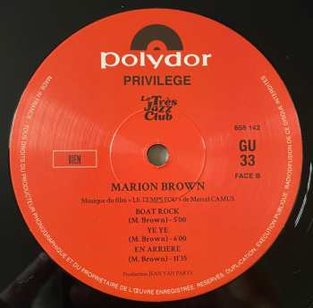 LP Marion Brown: Le Temps Fou 459134