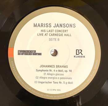 LP Mariss Jansons: Mariss Jansons His Last Concert Live At Carnegie Hall DLX | LTD 70073