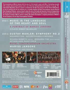 2DVD Mariss Jansons: Music Is the Language of Heart and Soul: Gustav Mahler - Symphony No. 2 363255