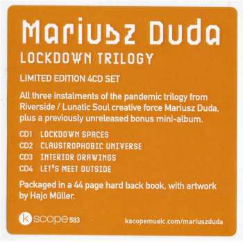 4CD Mariusz Duda: Lockdown Trilogy LTD 477745